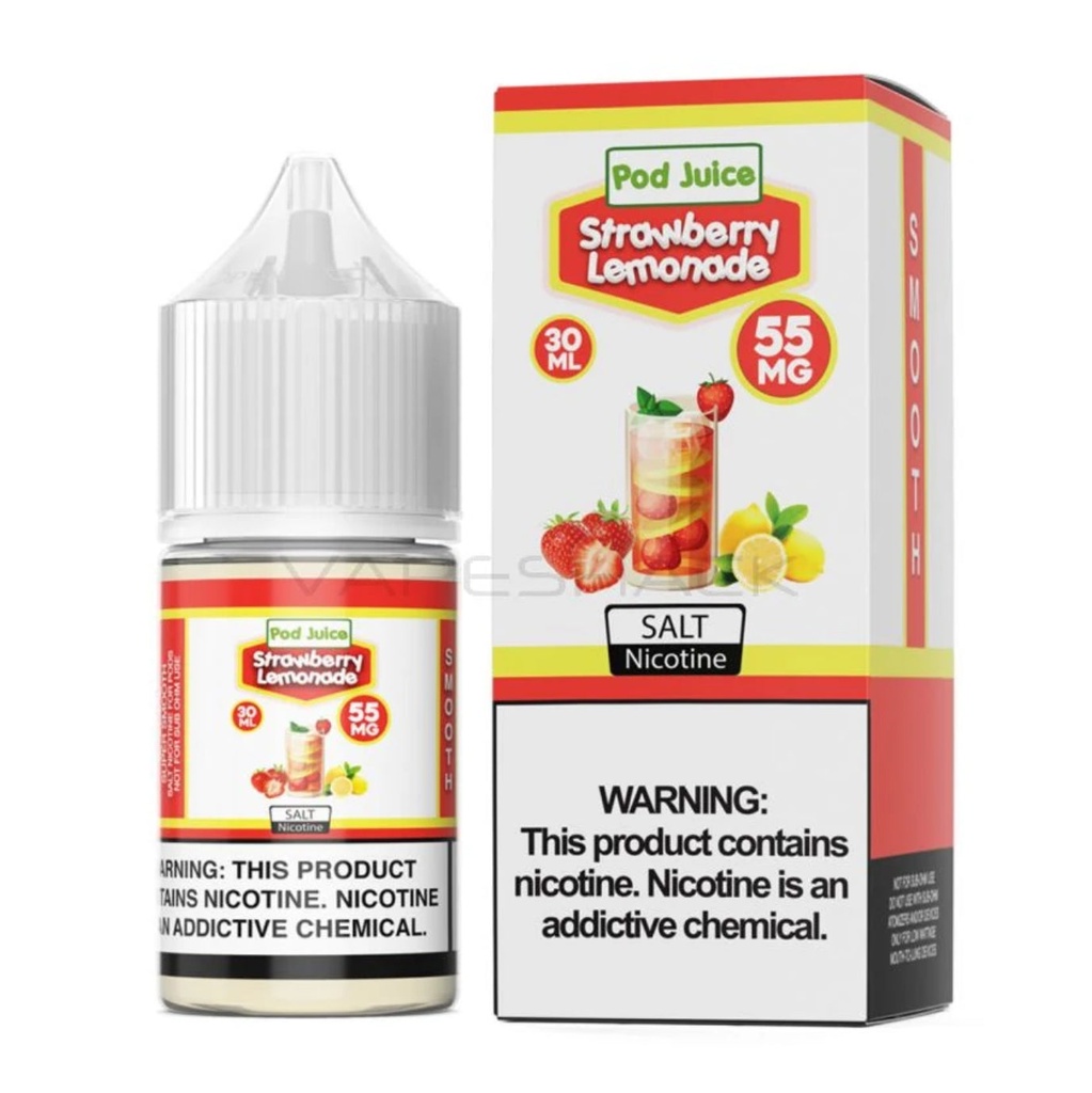 POD JUICE SALT STRAWBERRY LEMONADE 30ML 55MG