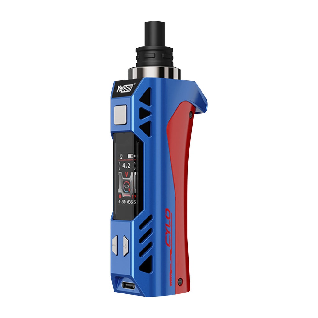 Yocan Cylo Wax Vaporizer - Blue + Red