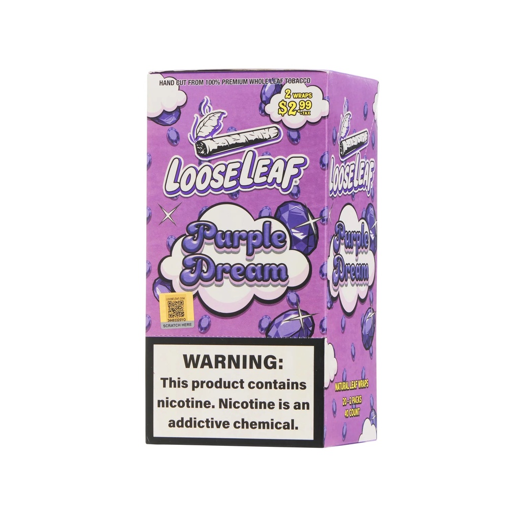 LOOSELEAF PURPLE DREAM    20 - 2 PACKS