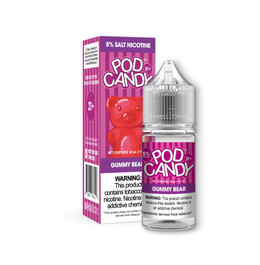 POD CANDY SALT 3% - GUMMY BEAR