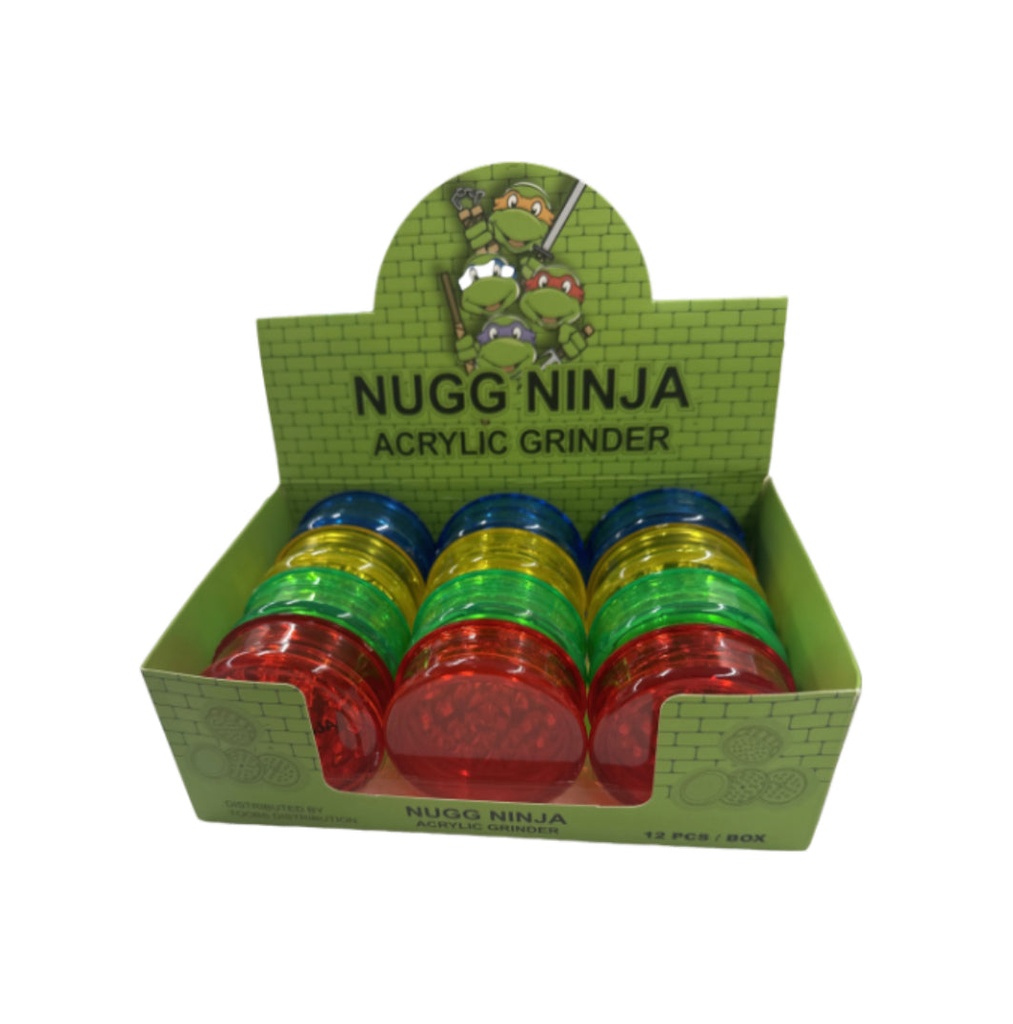 NUGG NINJA ACRYLIC GRINDER 12 PCS BOX