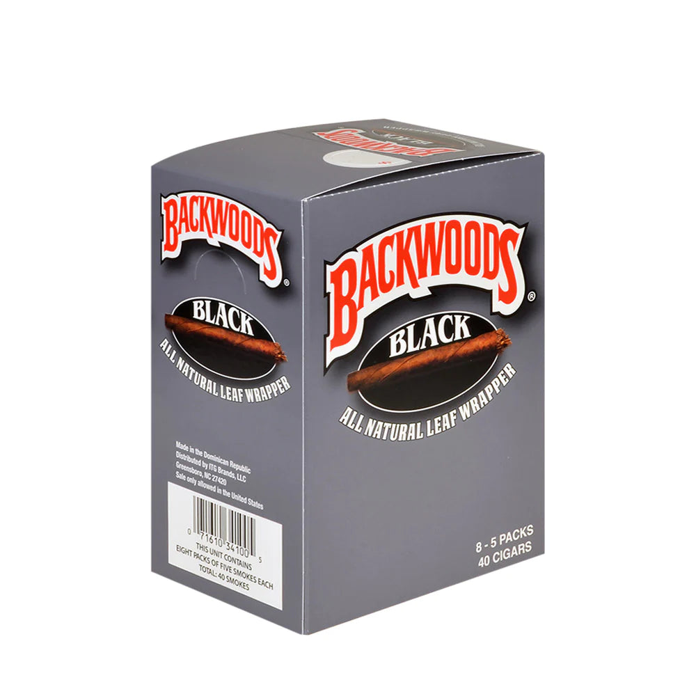 BACKWOODS BLACK 8-5 Packs