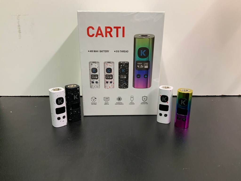 Carti .510 Battery - 20-Pieces. Multi-Color