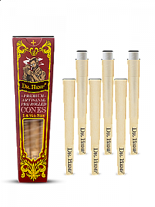 Dr. Hemp - Artisanal - 6 Pre-Rolled Cone Pack Six Pack Natural