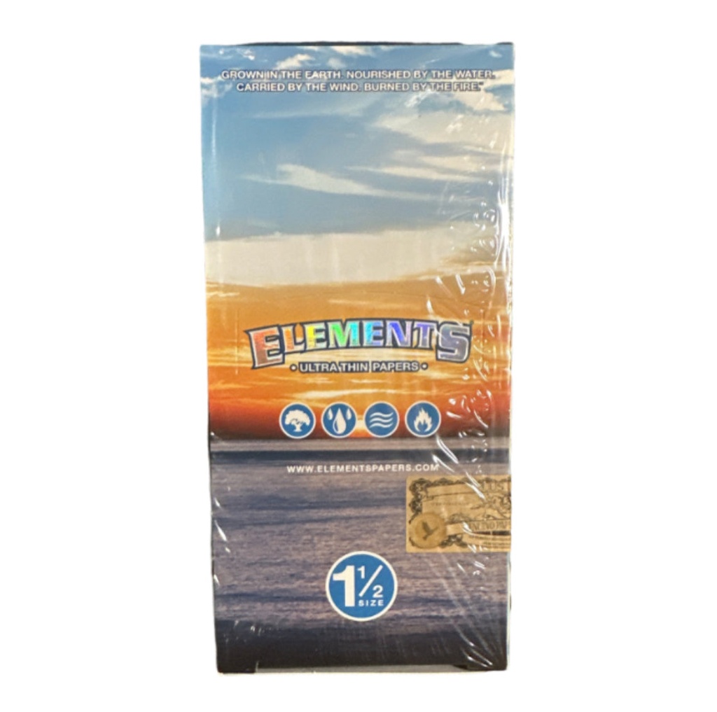 ELEMENTS ULTRA THIN PAPERS 1 1/4 size 25 PER BOX