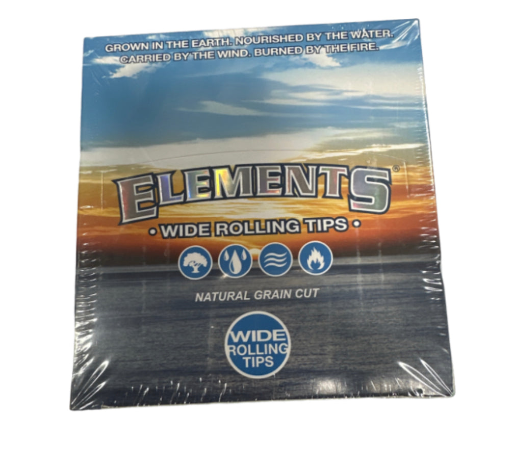 ELEMENTS WIDE ROLLING TIPS 50 PER BOX