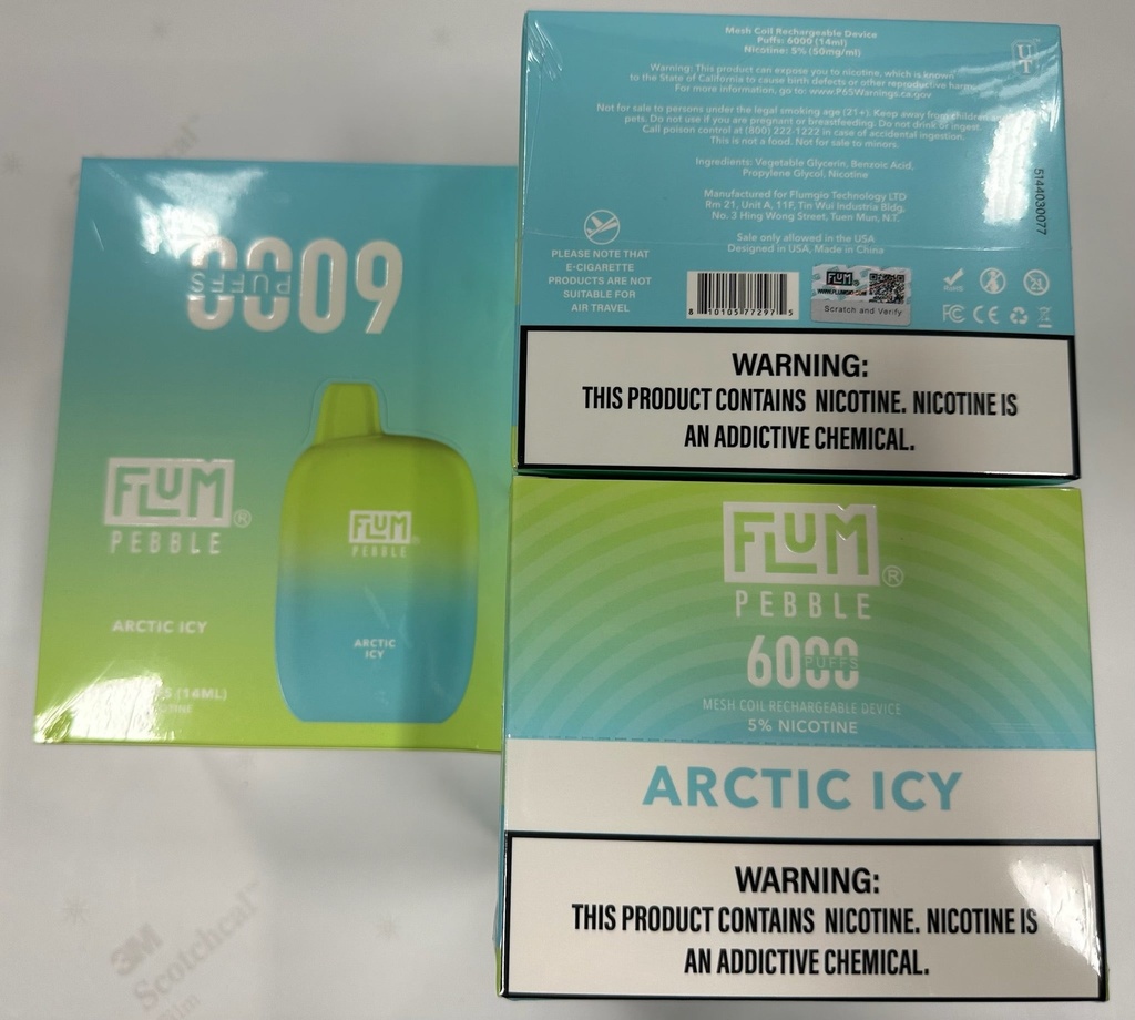 Flum Pebble Arctic Icy 10-Piece Box