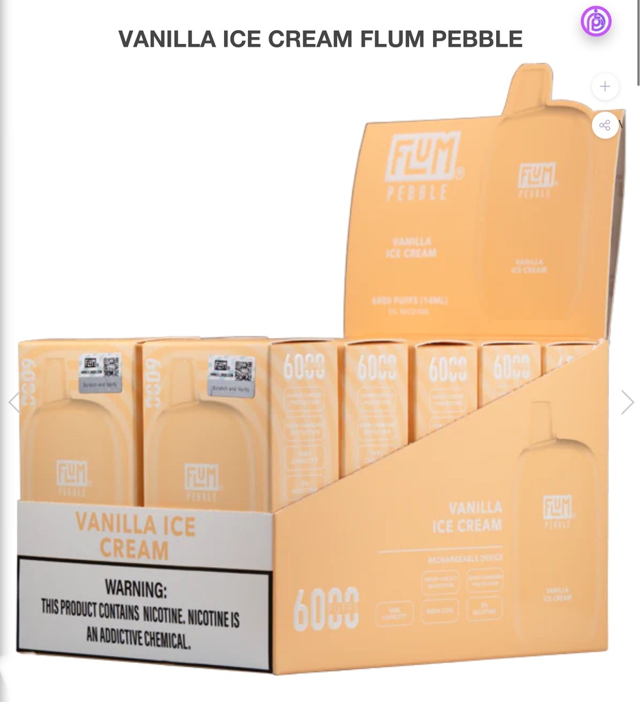 Flum Vanilla Ice cream