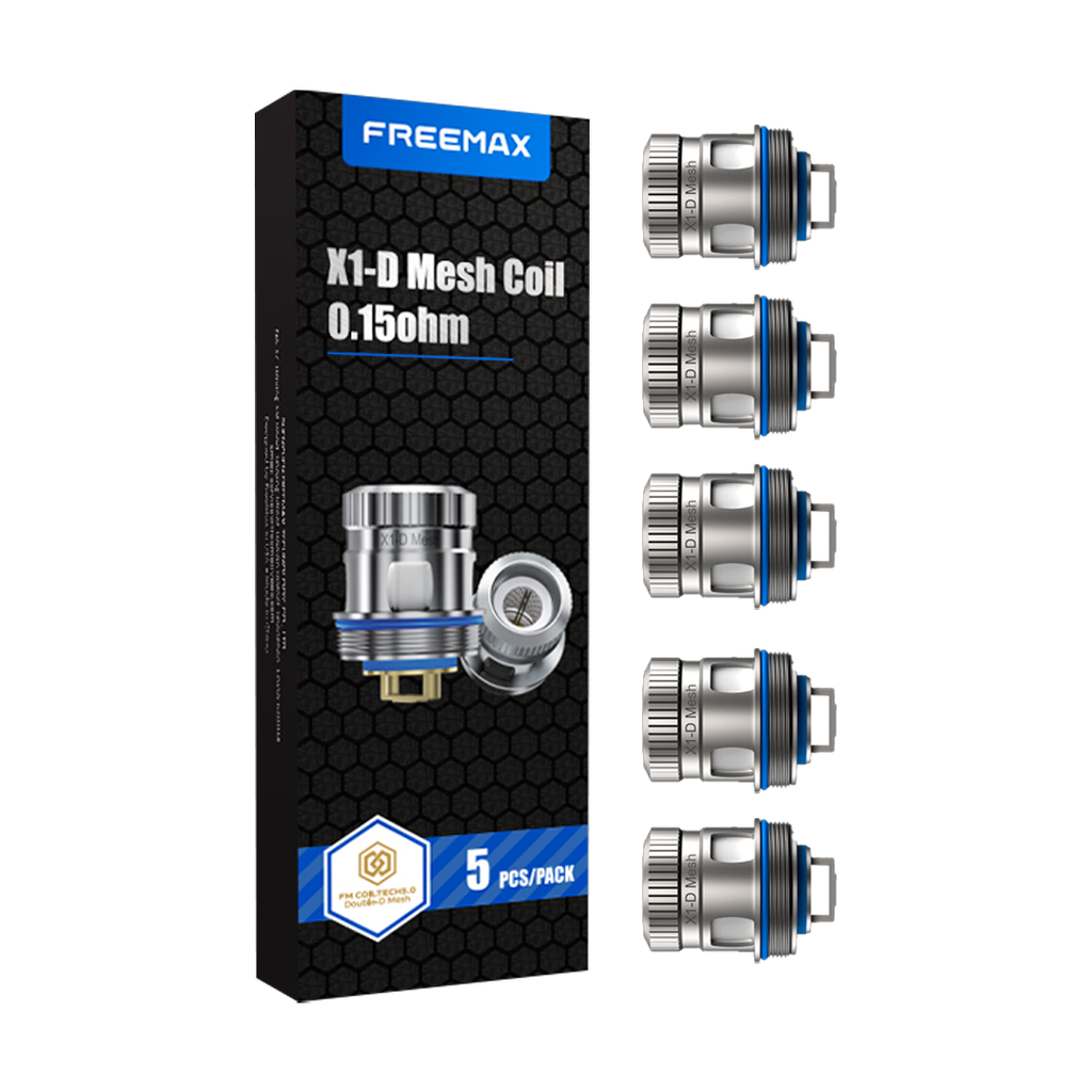 FREEMAX X1-D MESH COIL 0.15 ohm 5-Pack