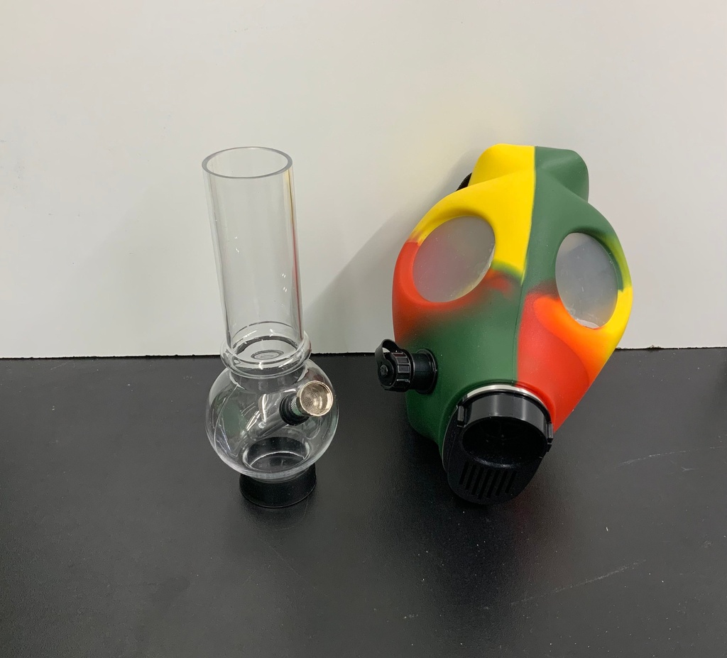 GAS MASK BONG - RASTA