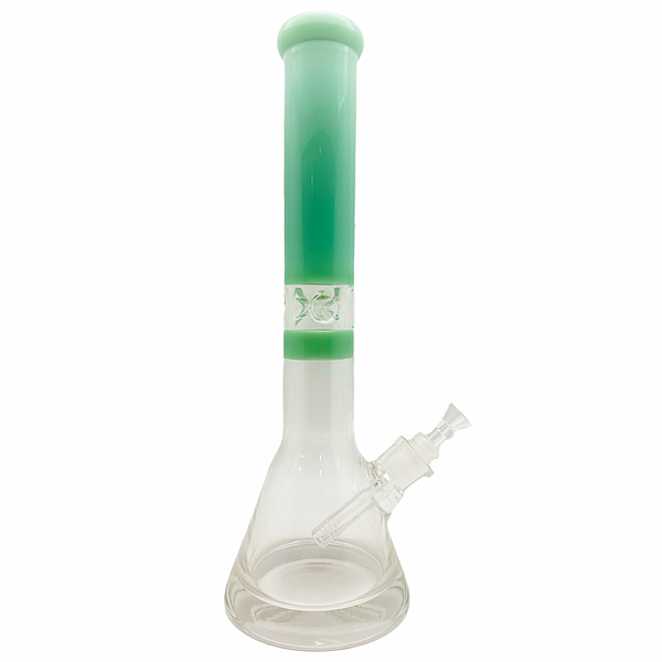 16 Jade Green Tall Beaker Bong WP116 Green