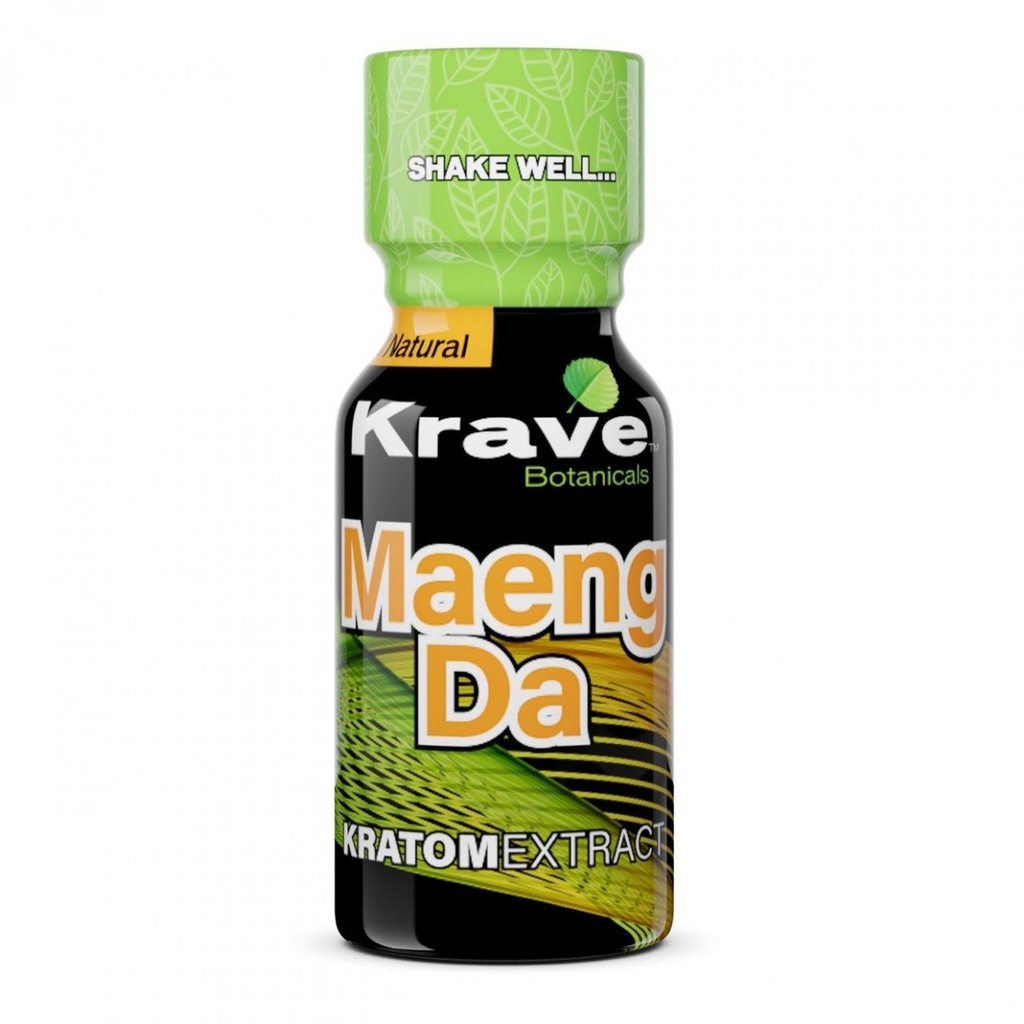 Krave Maeng Da Kratom Shot. 12-Piece Box