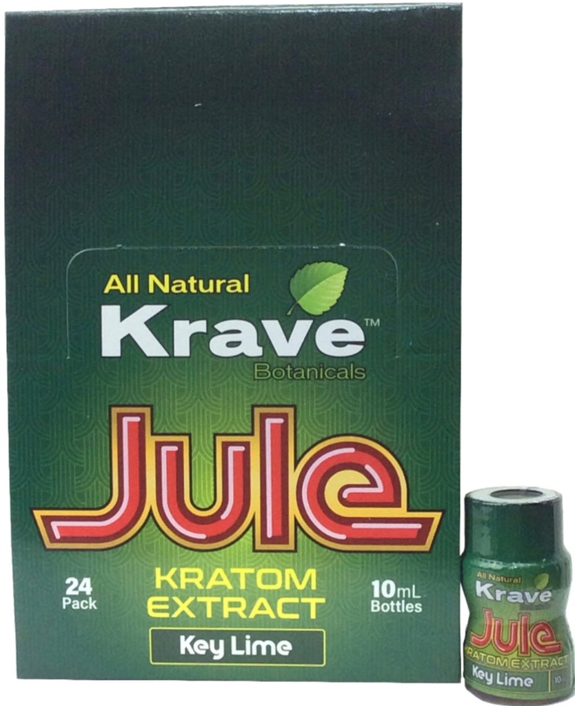 Krave Jule Kratom Extract Key Lime. 24-Piece Box