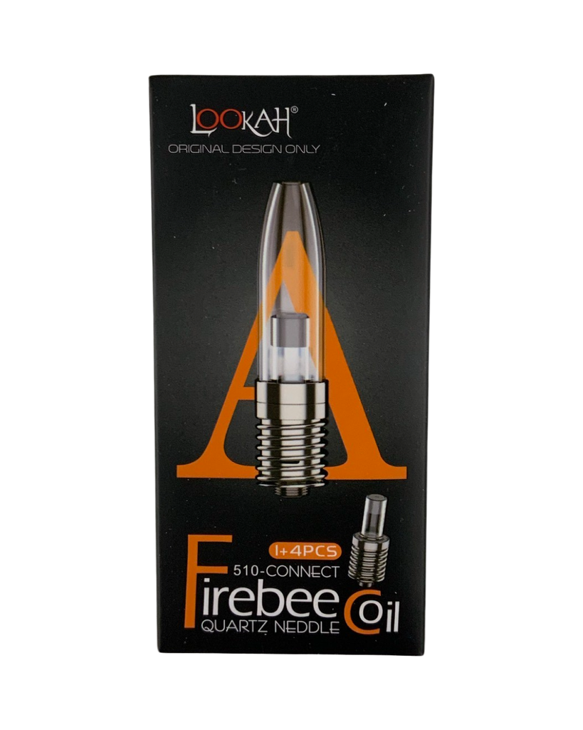 LOOKAH FIREBEE COIL. 510-CONNECT. QUARTZ NEDDLE. I+4PCS