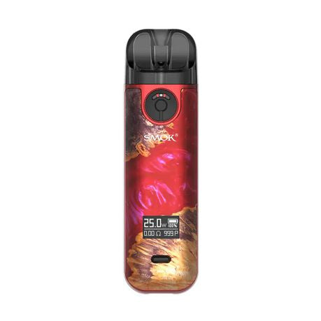 SMOK NOVO 4 KIT RED STABILIZING WOOD