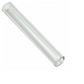 3 THICK MINI GLASS TUBE OBN29 CLEAR 10 pieces