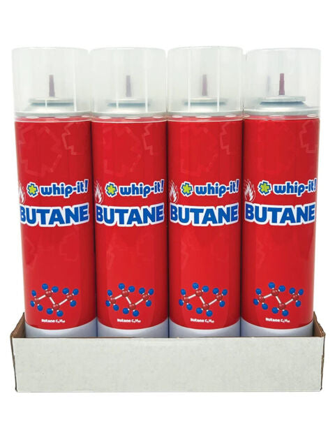 Whip it Premium Butane. 12-Pack Box