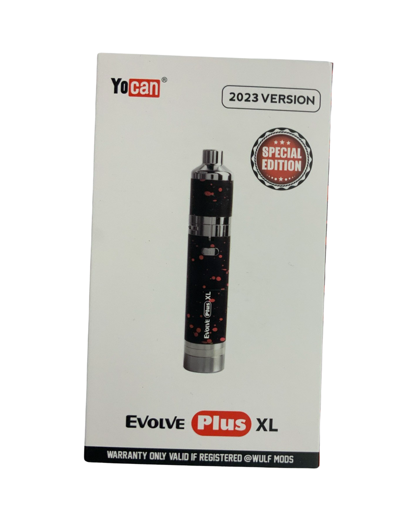 WULF MODS YOCAN EVOLVE PLUS XL SPECIAL EDITION 2023 VERSION. Black-Red Spatter