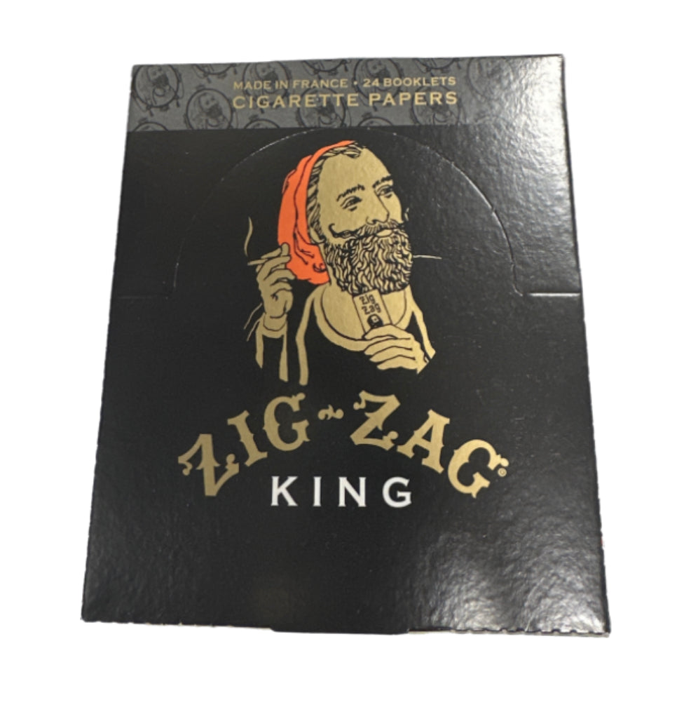 ZIG-ZAG KING CIGARETTE PAPERS 24 BOOKLETS