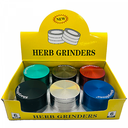 4-Part Stainless Steel 63mm Herb Grinders 6 SET GR13