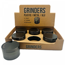 4-Part Stainless Steel 63mm Herb Grinders gr19