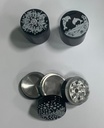 4-Part Stainless Steel 63mm Herb Grinders SMALL GR87