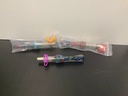 Honey Dew Dab Straw - 4006 - 6 Glass w/ Metal or Ceramic Tip. Assorted Colors