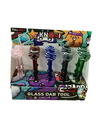 KNOCKOUT GLASS DAB TOOLS FULL MELT STYLE 8 10PCS