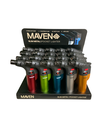 MAVEN SLIM METAL POCKET LIGHTER. 20PCS/PACK