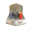 Scorch Torch Lighter with Triple Flame, Cigar Punch, Cigar Poker, Cigar Holder, Gas Window, Luxurious, Refillable Lighters for Smoking, Candles, BBQ, all-in-one 61735