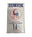 ZIG-ZAG IMPORTED FRENCH SLOW BURNING GUMMED CIGARETTE PAPERS 1 1/4 size